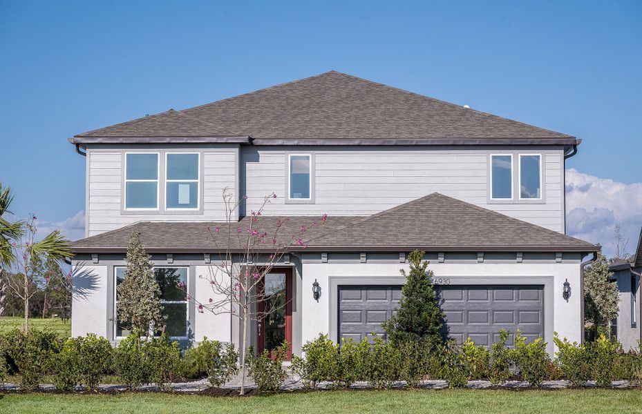 Representative exterior photo of a completed home built from the Yellowstone by Pulte Homes in Riversong, Parrish, FL (Image 23).