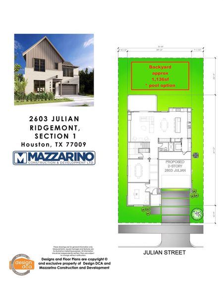 * Estimated Completion date 1/15/2027 * * Please be aware that these plans are the property of the architect/builder designer that designed them not DUX Realty, Mazzarino Construction or 2603 JULIAN LLC and are protected from reproduction and sharing under copyright law. These drawing are for general information only. Measurements, square footages and features are for illustrative marketing purposes. All information should be independently verified. Plans are subject to change without notification. * Estimated Completion date 1/15/2027 * * Please be aware that these plans are the property of the architect/builder designer that designed them not DUX Realty, Mazzarino Construction or 2603 JULIAN LLC and are protected from reproduction and sharing under copyright law. These drawing are for general information only. Measurements, square footages and features are for illustrative marketing purposes. All information should be independently verified. Plans are subject to change without notification.