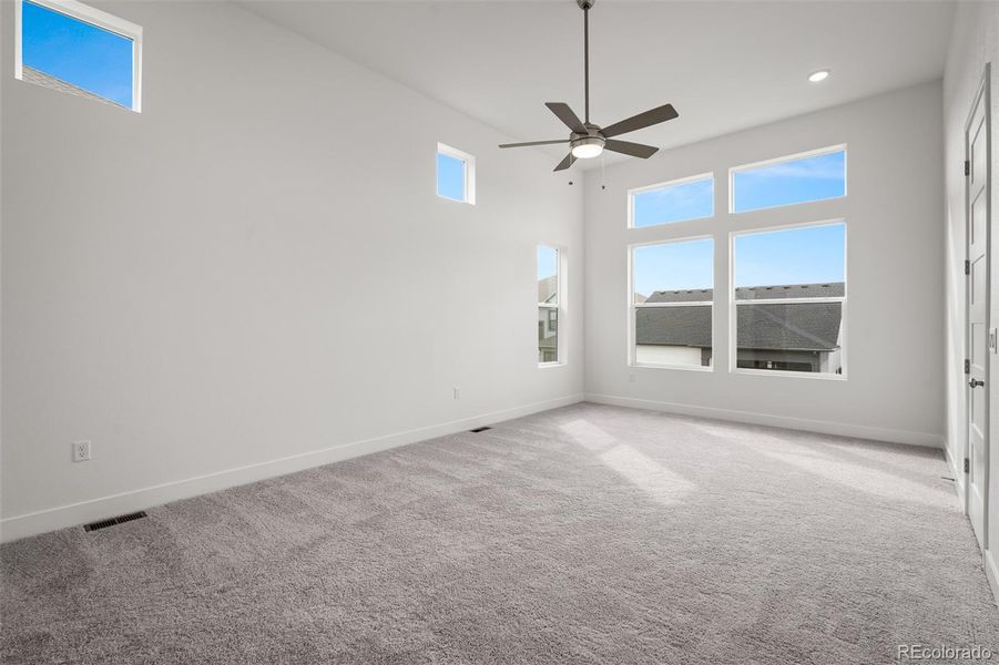 Spacious, unfurnished interior of a new home in Cloverleaf - Pinnacle Collection, Monument (Image 34).