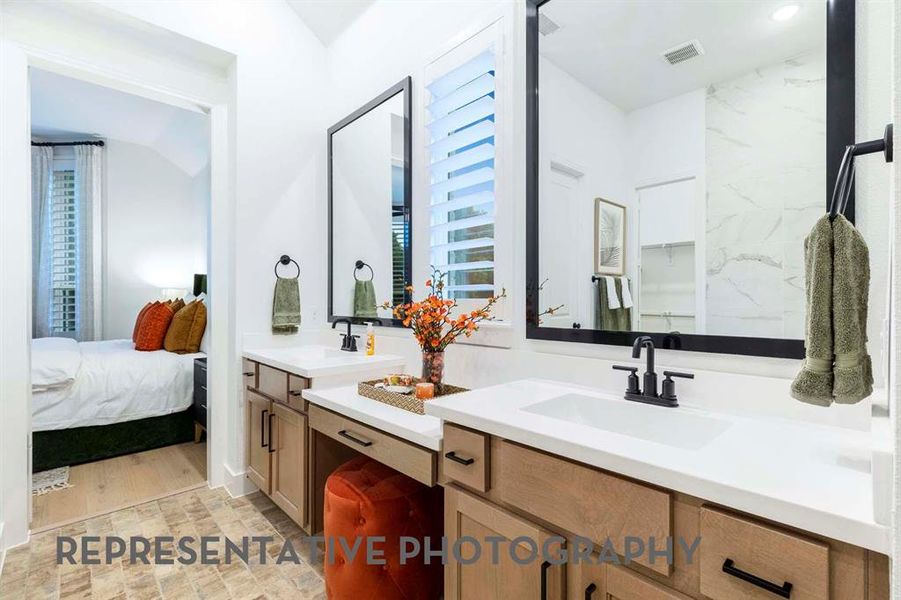 Furnished interior view inside a new home in Sonoma Verde, McLendon-Chisholm (Image 27).
