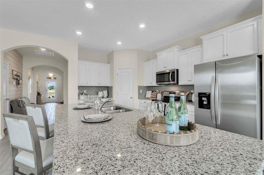 Furnished interior view inside a new home in Harmony West, St. Cloud (Image 45). Furnished interior view inside a new home in Harmony West, St. Cloud (Image 45).