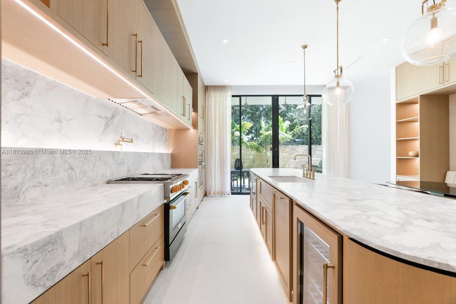 Furnished interior view inside a new home in , Miami (Image 13).