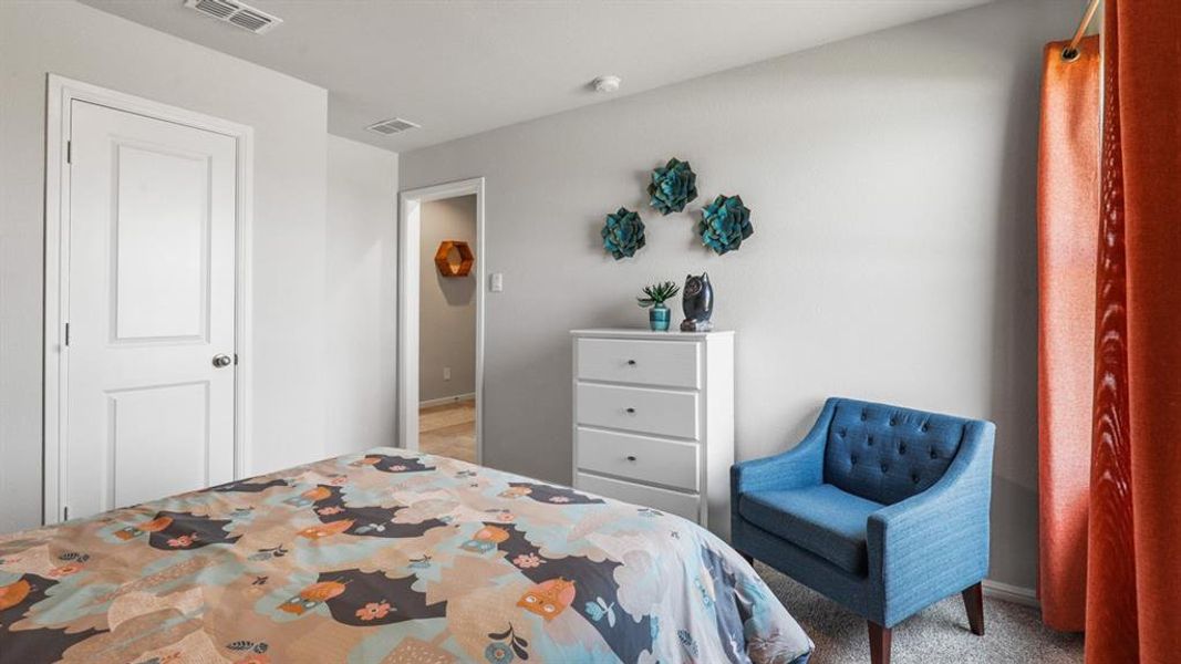 Furnished interior view inside a new home in Rosewood at Beltmill, Fort Worth (Image 8). Furnished interior view inside a new home in Rosewood at Beltmill, Fort Worth (Image 8).