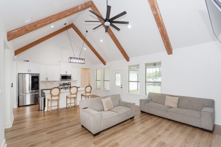 Furnished interior view inside a new home in , Livingston (Image 32).