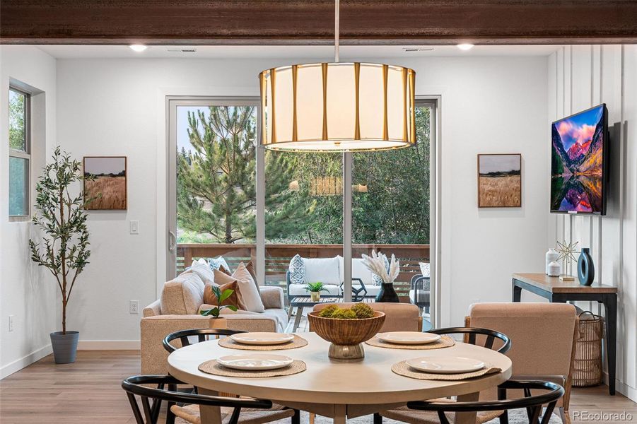 Furnished interior view inside a new home in , Arvada (Image 8).