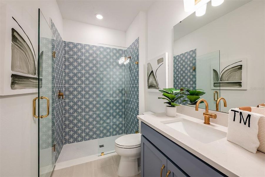 Furnished interior view inside a new home in Esplanade at Wellen Park, Englewood (Image 6).