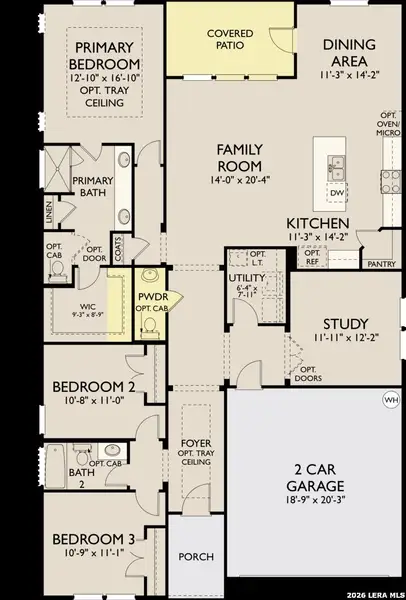 2D floor plan layout of this home in Cordova Trails, Seguin, TX (Image 2). 2D floor plan layout of this home in Cordova Trails, Seguin, TX (Image 2).