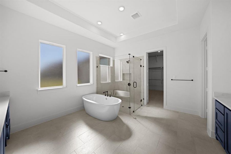 Furnished interior view inside a new home in King's Crossing - Phase 3, Parker (Image 27).