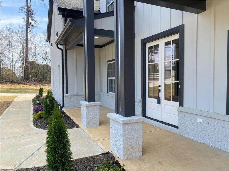 Exterior details and patio area of a home in , Snellville (Image 3).