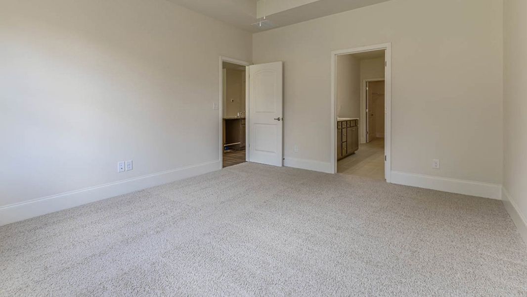Representative unfurnished interior of a home built from the ACADIA by D.R. Horton in Hamptons at Riverwood South, Dallas (Image 19).