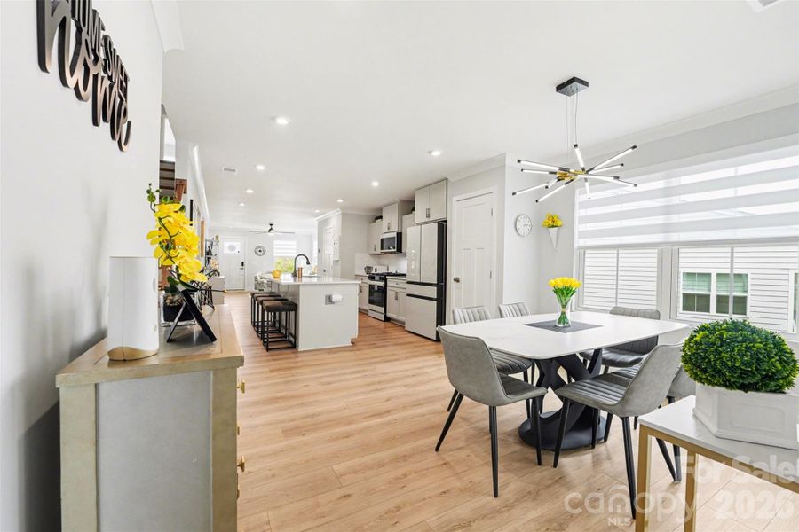 Furnished interior view inside a new home in Smith Village Townhomes, Troutman (Image 9).
