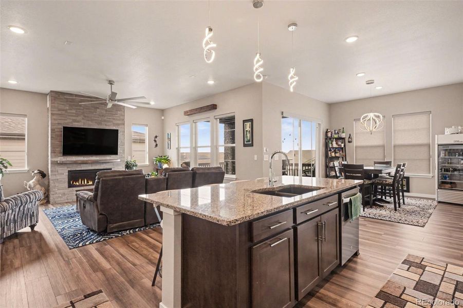 Furnished interior view inside a new home in , Aurora (Image 18).
