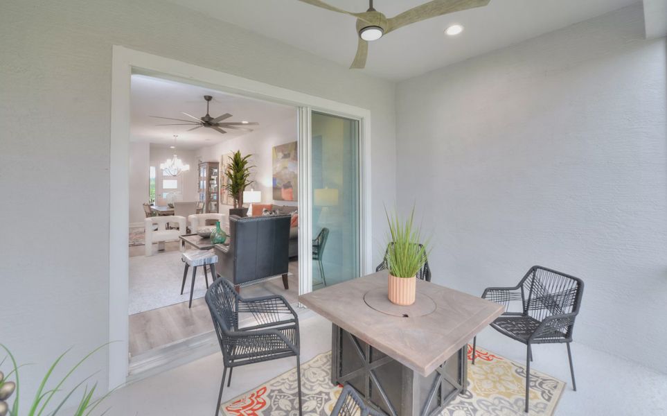 Furnished interior view inside a new home in Woodhaven, Port Orange (Image 19).