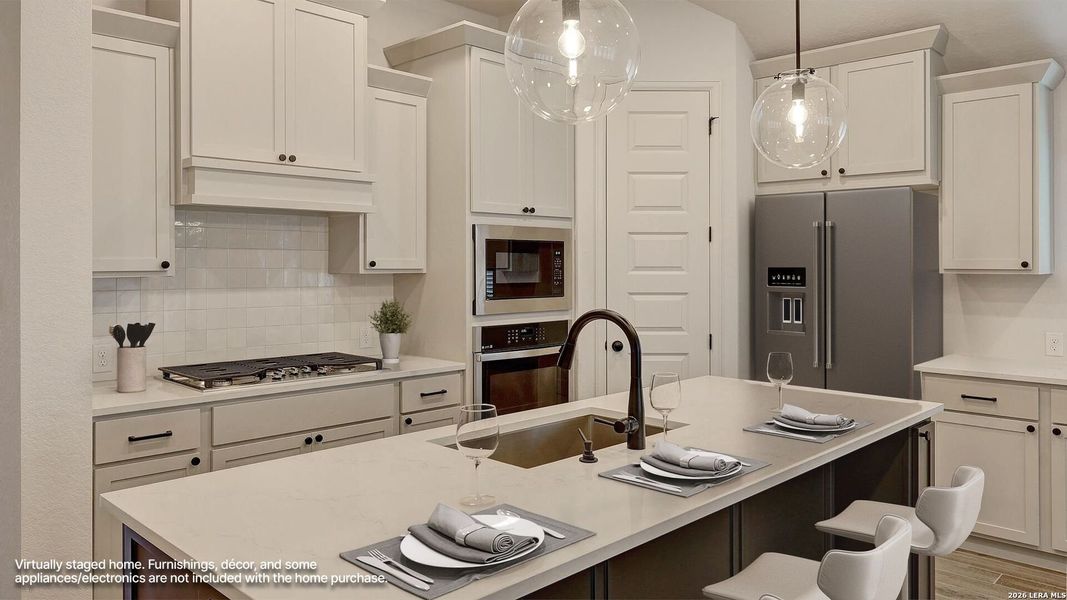 Furnished interior view inside a new home in Esperanza, Boerne (Image 9).