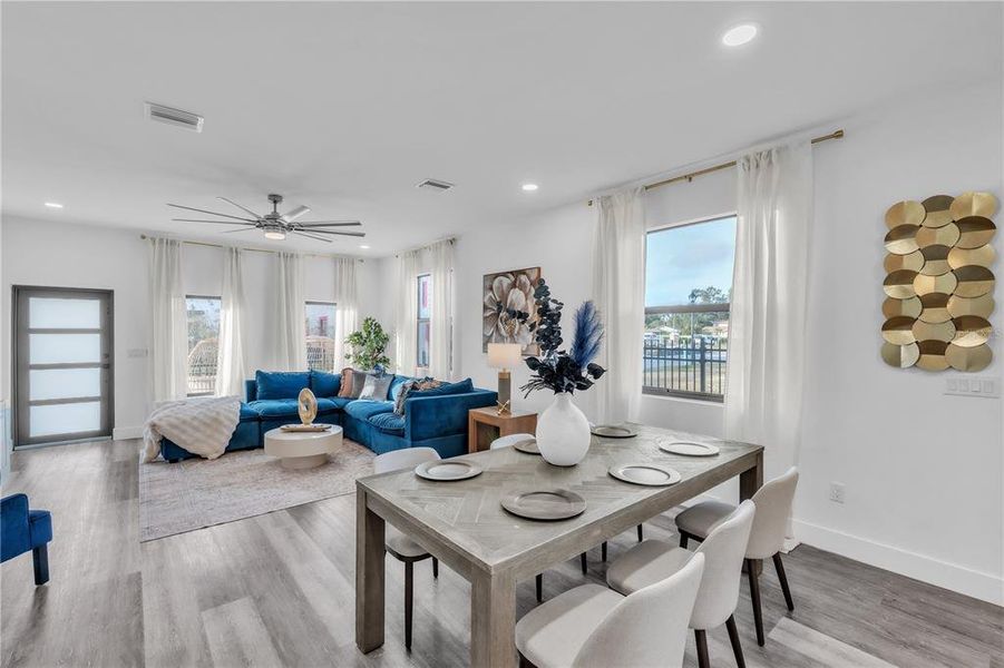 Furnished interior view inside a new home in , Pinellas Park (Image 4).