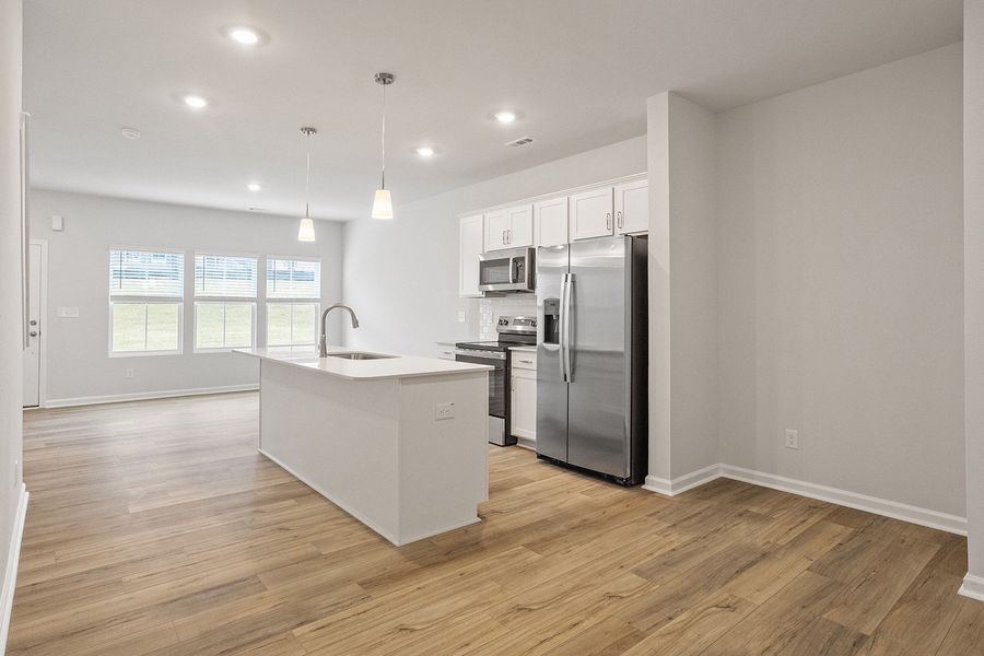 Furnished interior view inside a new home in Renaissance at White Oak, Garner (Image 9).