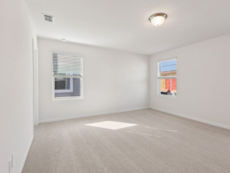 Spacious, unfurnished interior of a new home in The Meadow at Crossprairie Townes, St. Cloud (Image 11). Spacious, unfurnished interior of a new home in The Meadow at Crossprairie Townes, St. Cloud (Image 11).