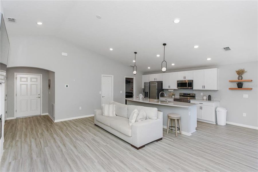 Furnished interior view inside a new home in , Zephyrhills (Image 9).