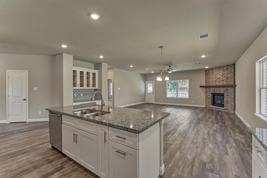 Furnished interior view inside a new home in , Willis (Image 19). Furnished interior view inside a new home in , Willis (Image 19).