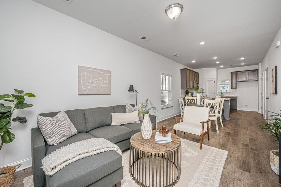 Furnished interior view inside a new home in , Charleston (Image 10).