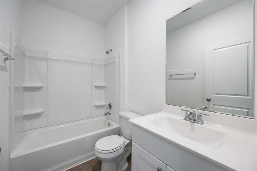 Full bathroom on first floor!