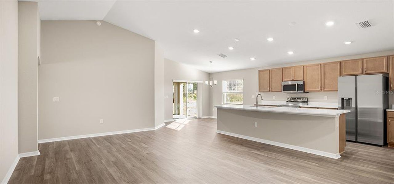 Furnished interior view inside a new home in Bennah Oaks, Belleview (Image 9).