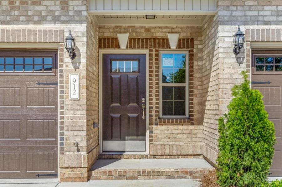 Representative exterior details of a home built from the Bermuda by Keystone Homes NC in Trellises, High Point (Image 3).
