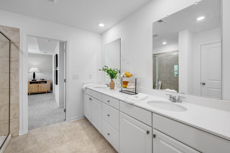 Representative furnished interior of a home built from the Edison by Taylor Morrison in Falls Creek, Flowery Branch (Image 13).