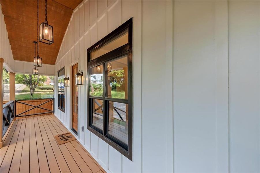 Exterior details and patio area of a home in , Atlanta (Image 17).