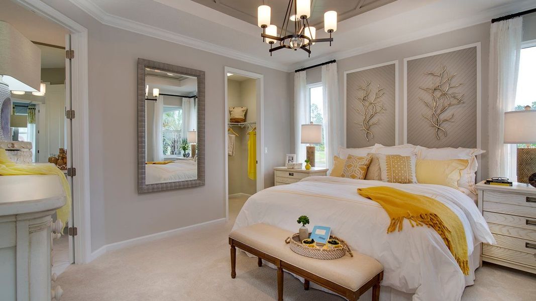 Master Bedroom - Image shown is not modeled at Cresswind Lakewood Ranch Master Bedroom - Image shown is not modeled at Cresswind Lakewood Ranch