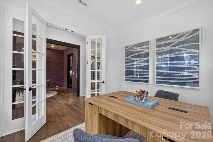 Furnished interior view inside a new home in , Huntersville (Image 18).