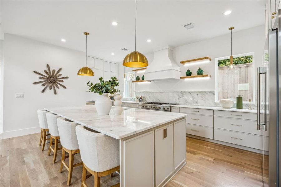Furnished interior view inside a new home in , Dallas (Image 10).