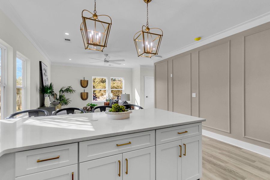 Furnished interior view inside a new home in , Charleston (Image 10).
