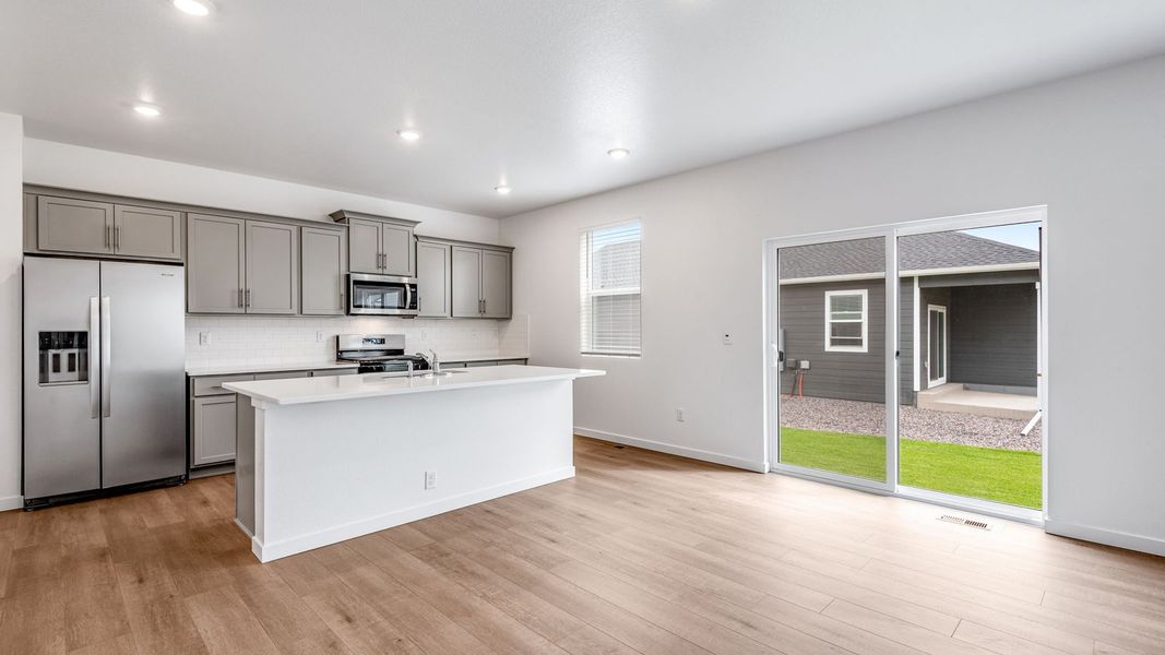 Furnished interior view inside a new home in Silver Peaks, Lochbuie (Image 7).