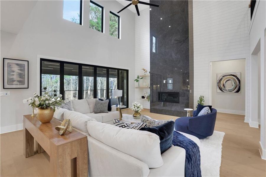 Furnished interior view inside a new home in , Milton (Image 10).