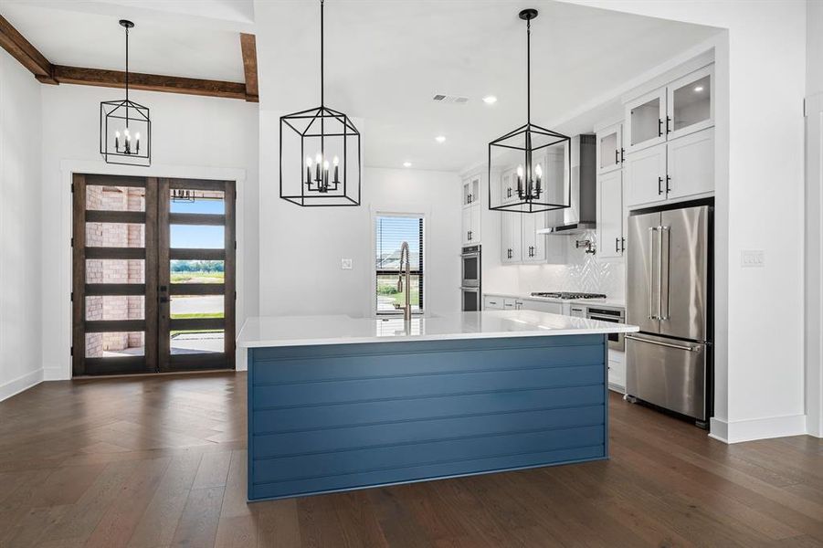 Furnished interior view inside a new home in The Woodlands, Krugerville (Image 5).