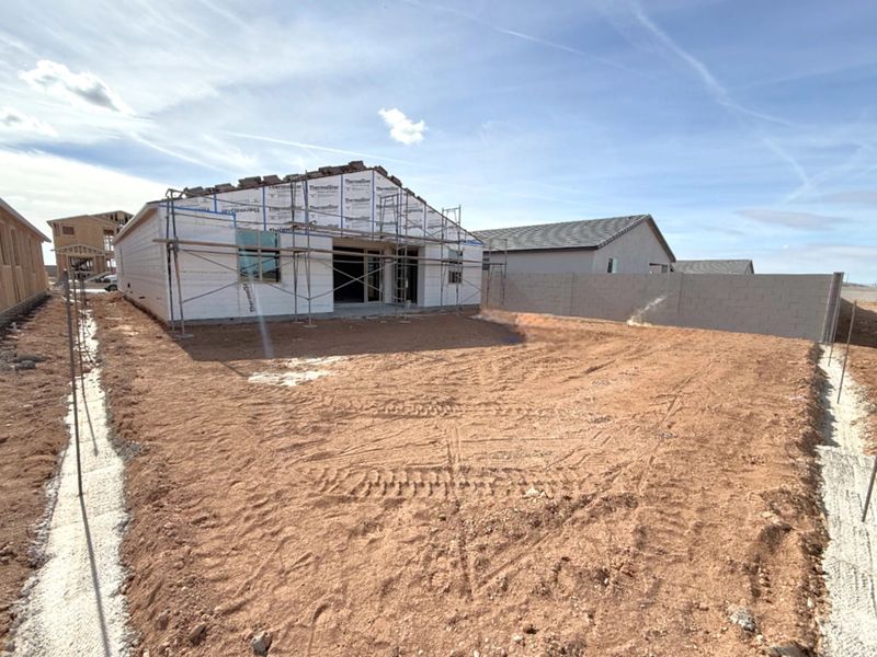 Back exterior elevation