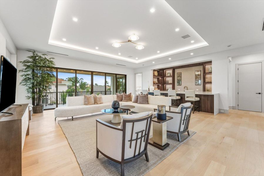 Furnished interior view inside a new home in , Delray Beach (Image 58). Furnished interior view inside a new home in , Delray Beach (Image 58).