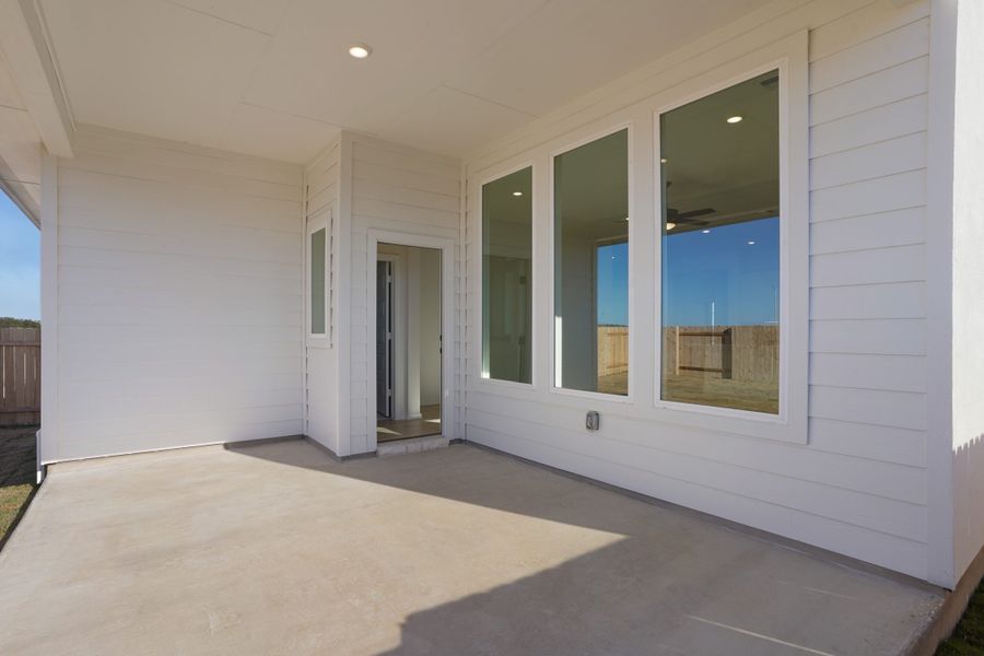 Exterior details and patio area of a home in Nolina, Georgetown (Image 2). Exterior details and patio area of a home in Nolina, Georgetown (Image 2).