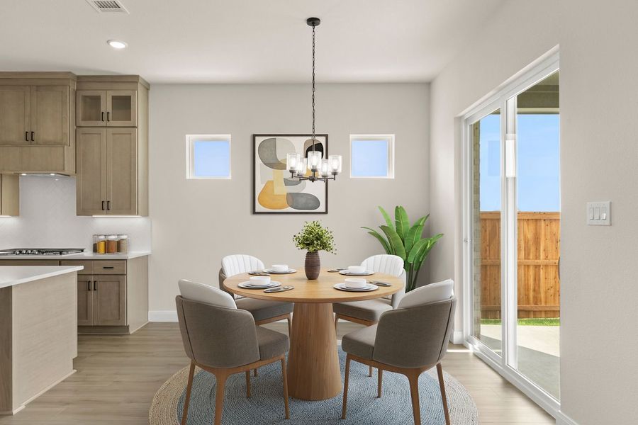 Furnished interior view inside a new home in Ten Mile Creek, Celina (Image 11).