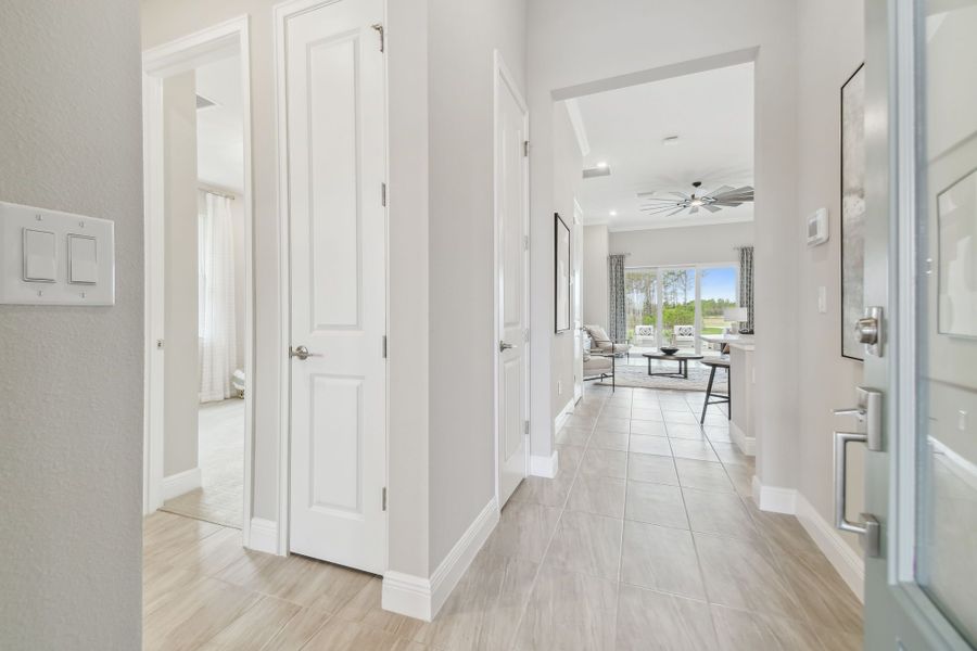 Representative unfurnished interior of a home built from the Sweetwater by William Ryan Homes in The Sanctuary – Resort Collection, Punta Gorda (Image 23).