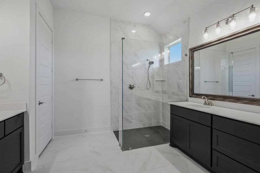 Representative furnished interior of a home built from the Brandon by Chesmar Homes in Sienna Lakes, San Antonio (Image 6).