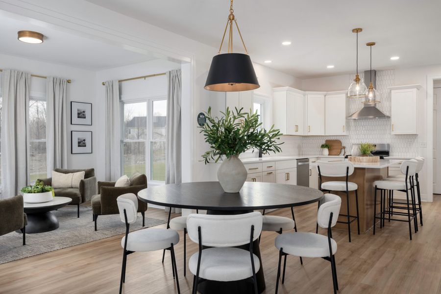 Representative furnished interior of a home built from the The Cambridge by Forbes Capretto Homes in Cannon Woods, Clarence (Image 10).