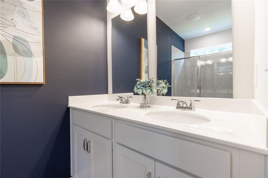 Close-up of interior finishes inside a home in The Andros, Dalton (Image 17).