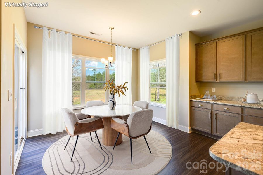 Furnished interior view inside a new home in , Bostic (Image 15).