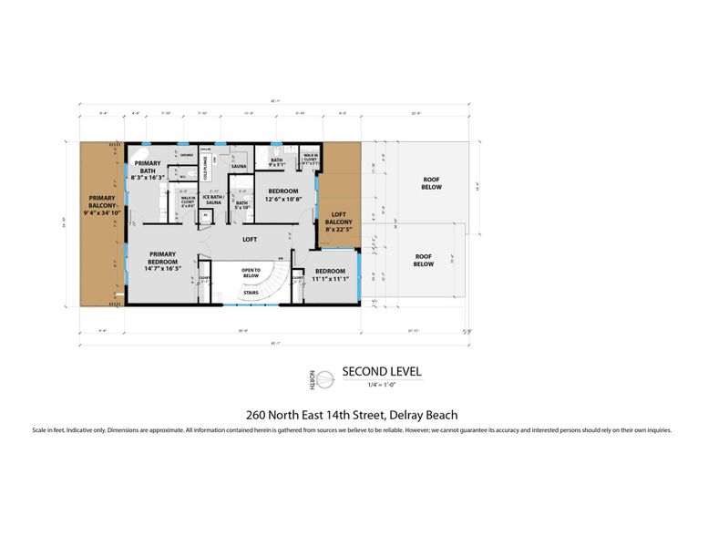 2D floor plan layout of this home in , Delray Beach, FL (Image 7).