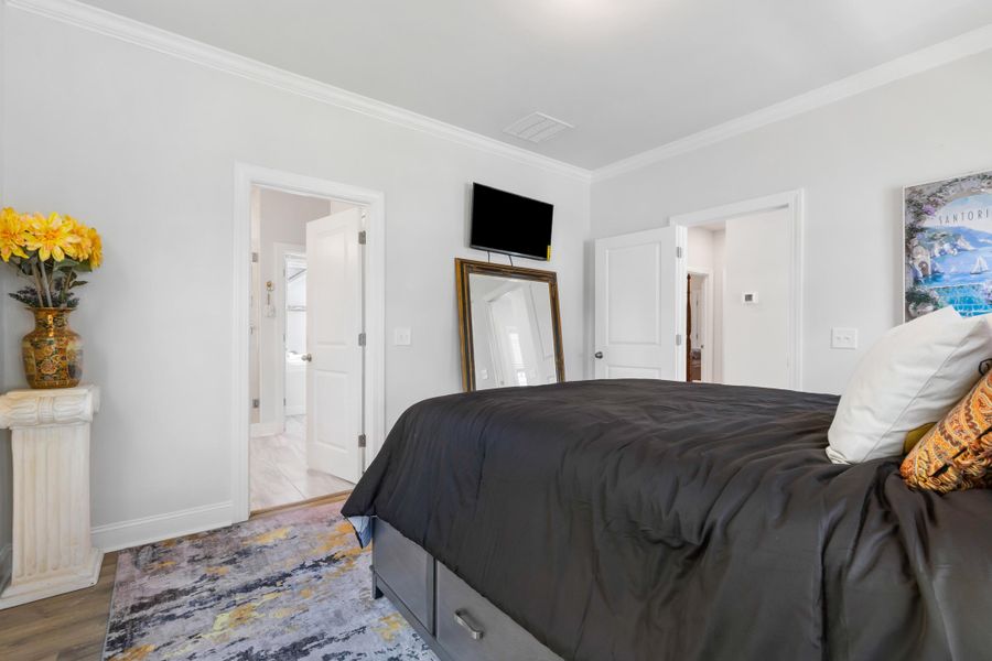 Furnished interior view inside a new home in Oak Bluff, Charleston (Image 36).