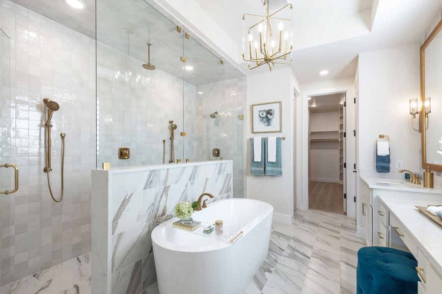 Representative Primary Bathroom - some options shown