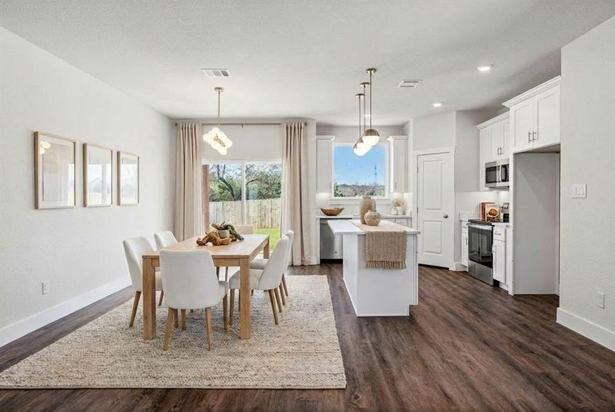 Furnished interior view inside a new home in , Granbury (Image 9).