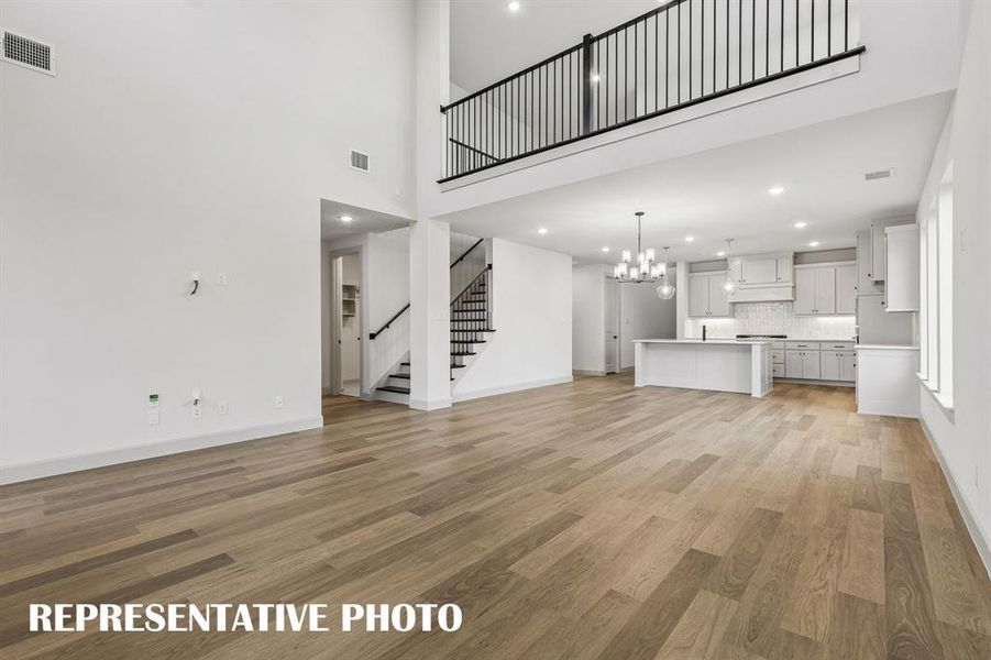 Whether it's lively gatherings or cozy family get togethers, this open concept design fits all occasions! REPRESENTATIVE PHOTO Whether it's lively gatherings or cozy family get togethers, this open concept design fits all occasions! REPRESENTATIVE PHOTO